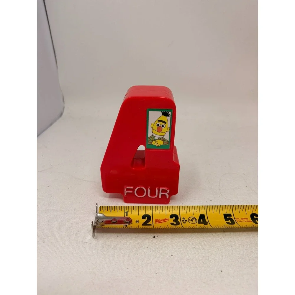 Vintage TYCO Preschool Sesame Street Numbers 1-10 Learning Blocks Lot of 10